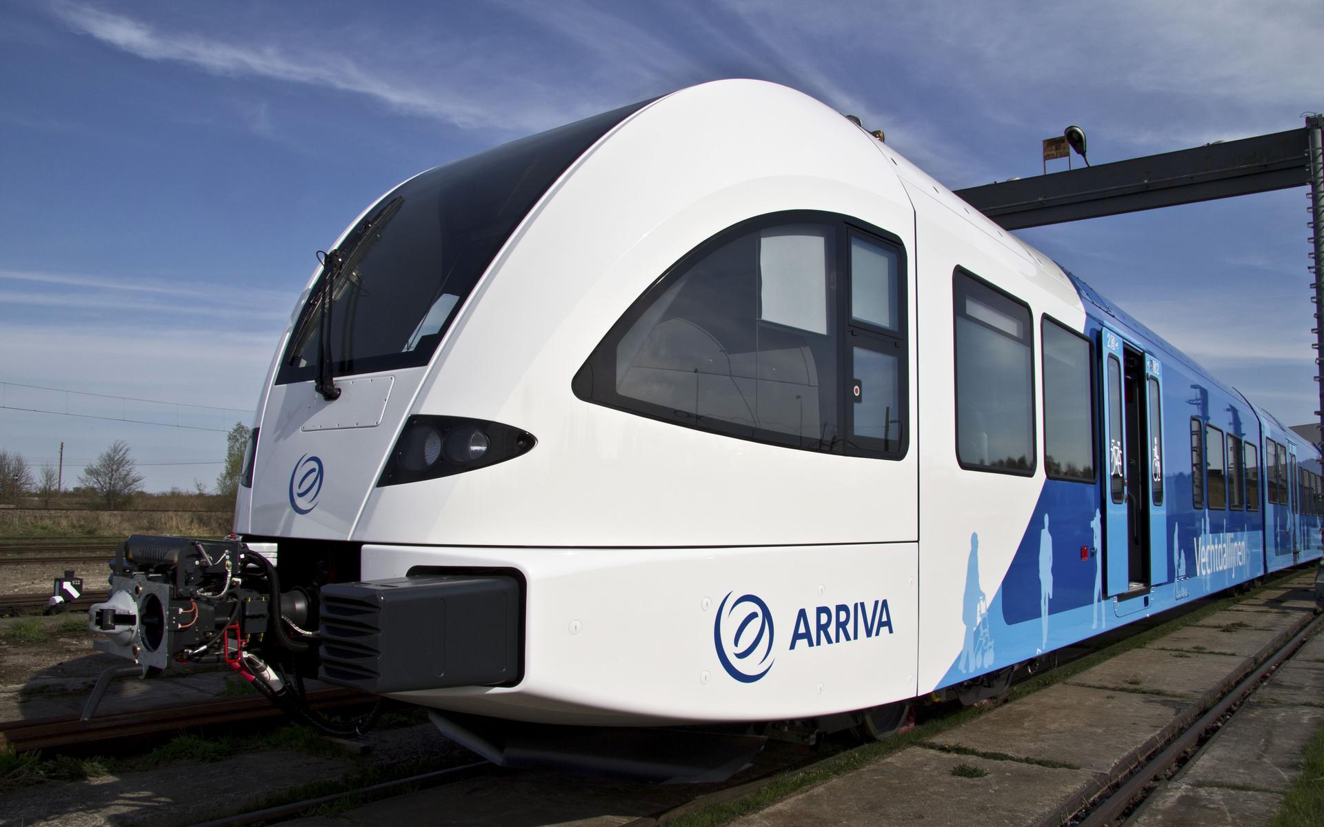 'Toen de trein ook nog scheef hing, brak de pleuris uit.' Trein tussen